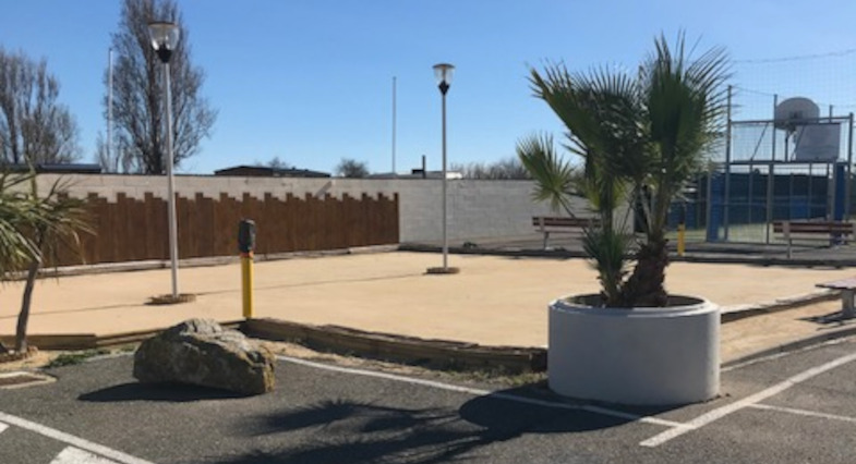 Pétanque au camping à Vendres