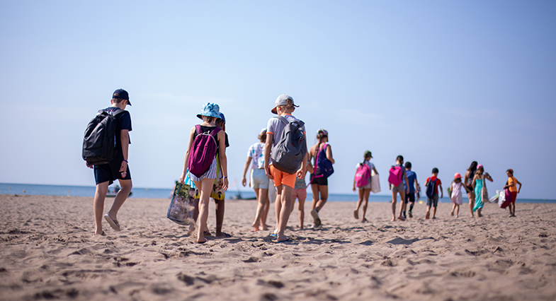 Journée plage au club enfants