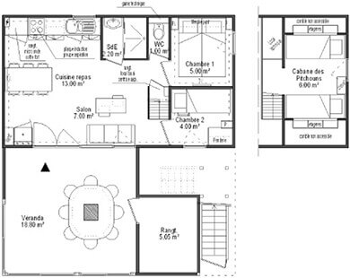 Mapa Lodges 6-8 personas